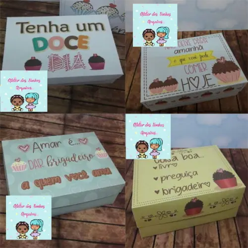 arquivo de corte caixas brigadeiro ( LEIA A DESCRIÇÃO)