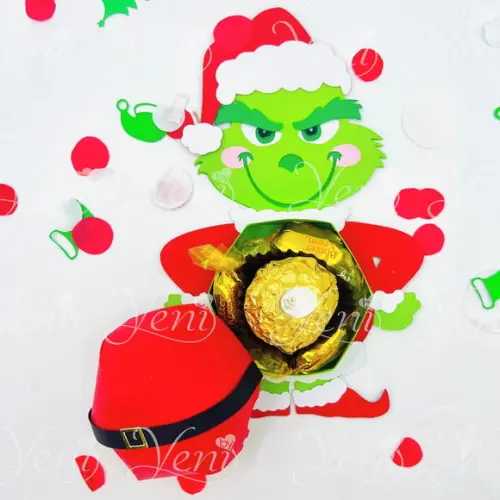 Arquivo de Corte Caixas Grinch (compre 1 Lev+11
