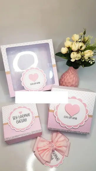 Arquivo de Corte Caixas Laço e Tiara 5 (compre 1 e Leve+10