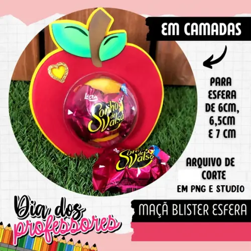 Arquivo de Corte Caixas Maças ( Compre 1 e Leve + 10