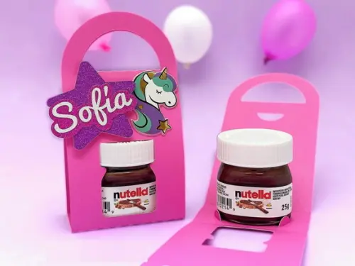 Arquivo de Corte Caixas Mini Nutella (compre 1 Lev+11