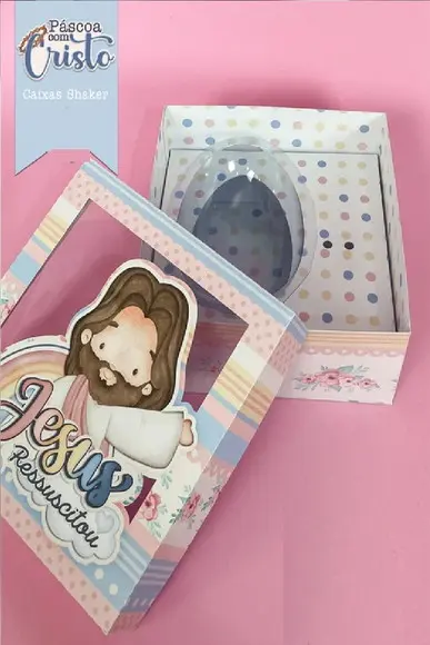 Arquivo de Corte Caixas para Ovos de Colher Cristã