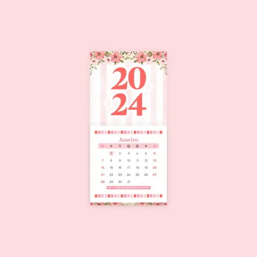 Arquivo de Corte Calendário 2024-2 (compre 1 Leve+5