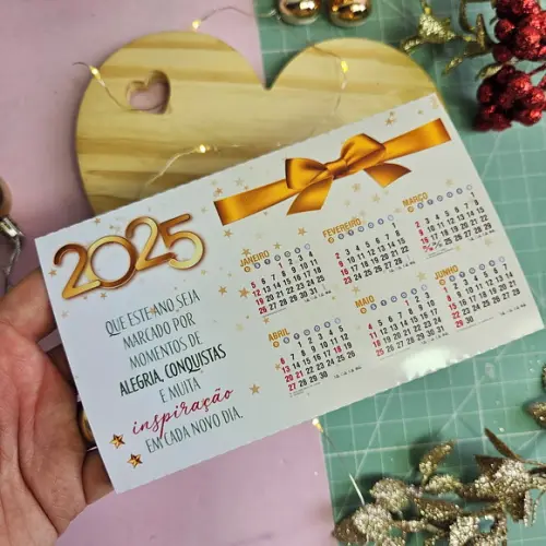 Arquivo de Corte Calendário 2025 - 30 (compre 1 Leve+11