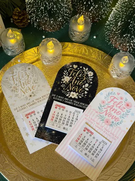 Arquivo de Corte Calendário 26-2 (compre 1 Lev+11