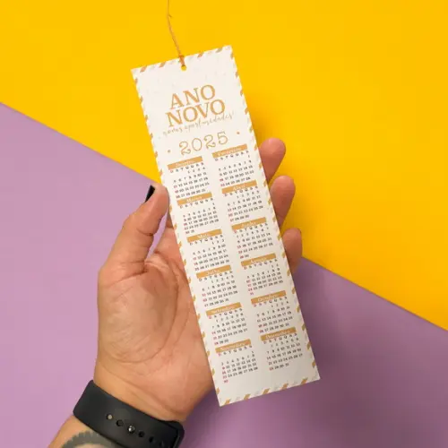 Arquivo de Corte Calendário Marca Página 2025(compre 1 Lv+10