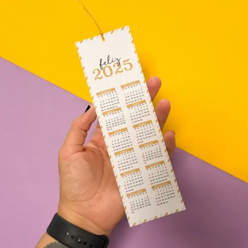 Arquivo de Corte Calendário Marca Página 2025(compre 1 Lv+10
