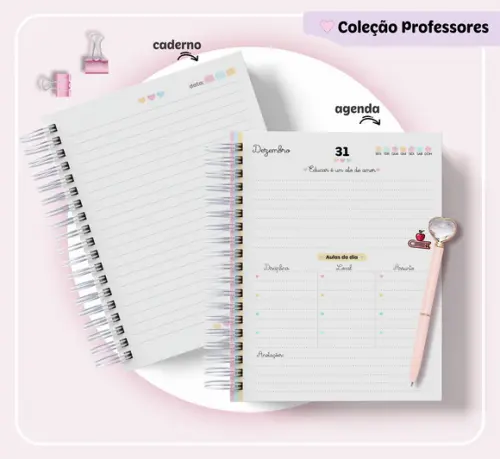 Arquivo para Sublimação Caneca e Agenda Dia dos Professores (co