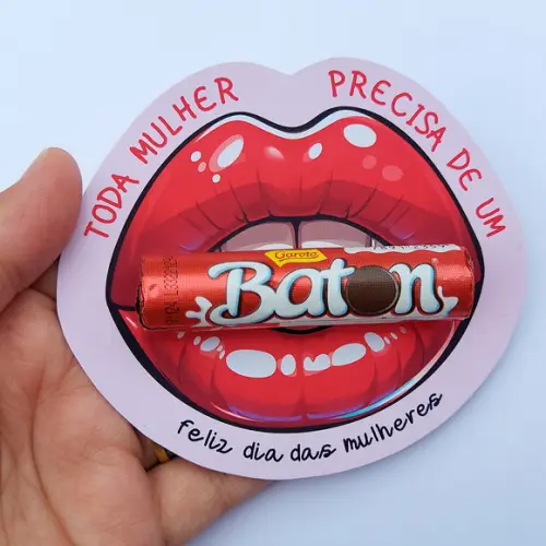 Arquivo de Corte Card Baton Dia das Mulheres (compre 1 Lv+11