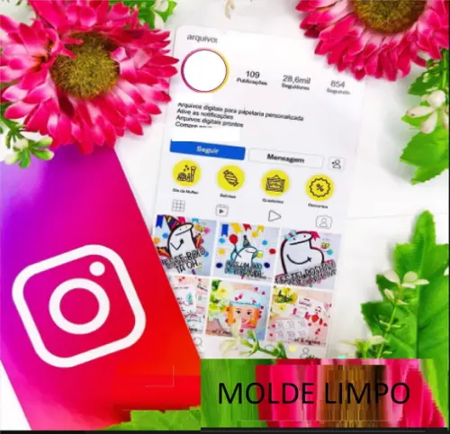 Arquivo de Corte Card Instagram (compre 1 e Leve +11