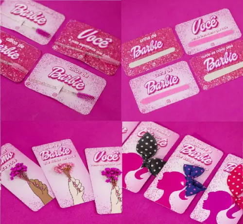Arquivo de Corte Cards e Balinha Barbie 2 ( Compre 1 e Lv+11