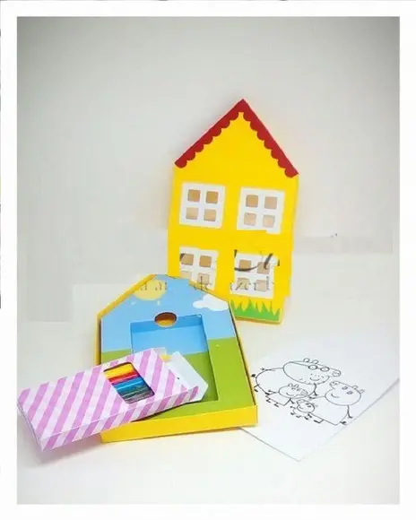 Arquivo de Corte Casinha Kit Colorir (compre 1 Leve+10