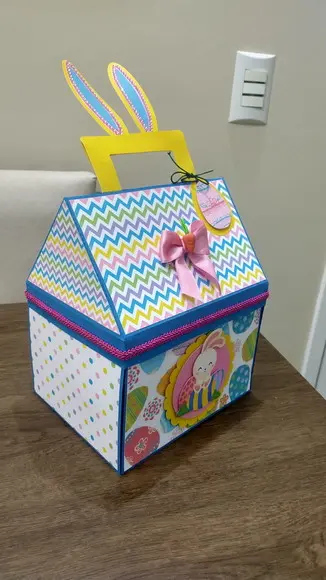 Arquivo de Corte Casinha Surpresa Páscoa (compre 1 Leve+10