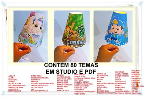 Arquivo de Corte Centro de Mesa Abajur (compre 1 Leve+5