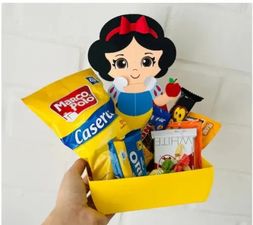 Arquivo de Corte Centro de Mesa Branca de Neve(compre 1lv+11