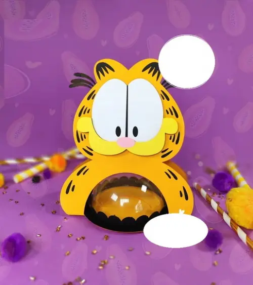 Arquivo de Corte Centro de Mesa Garfield (compre 1 Lev+11