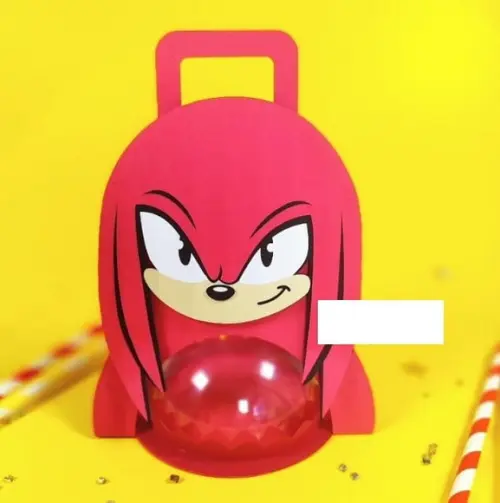 Arquivo de Corte Centro de Mesa Sonic (compre 1 Lev+11