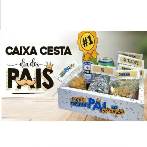 Arquivo de Corte Cesta Dia dos Pais 23 (compre 1 Lv+11