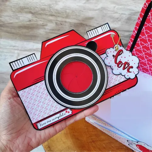 Arquivo de Corte Cesta Polaroid Namorados (compre 1 Leve+10