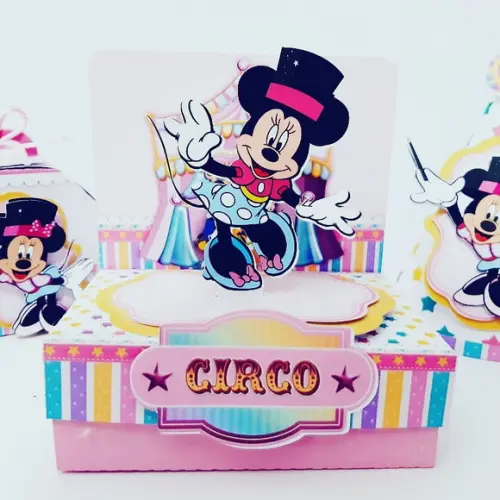 Arquivo de Corte Circo da Minnie ( Compre 1 Leve+5