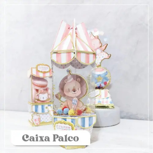 Arquivo de Corte Circo Shaker Rosa ( Compre 1 e Leve + 10