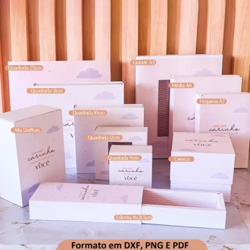 Arquivo de Corte Combo Caixas (compre 1 e Leve+10