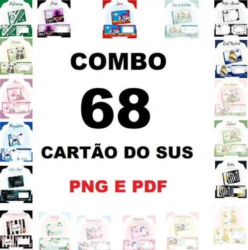 Arquivo de Corte Combo Cartão do Sus 2 ( Compre 1 e Lev +5