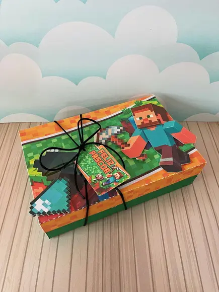 Arquivo de Corte Confeiteiro Minecraft 25 (compre 1 Lev+11