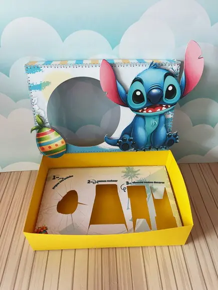 Arquivo de Corte Confeiteiro Stitch 5(compre 1 Lev+11
