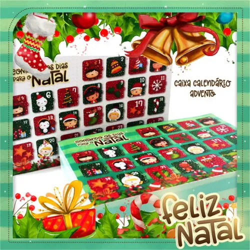 Arquivo de Corte Contando os Dias para o Natal (leve +10