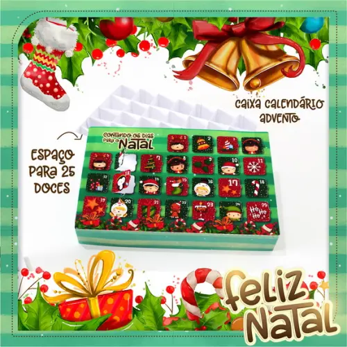 Arquivo de Corte Contando os Dias para o Natal (leve +10