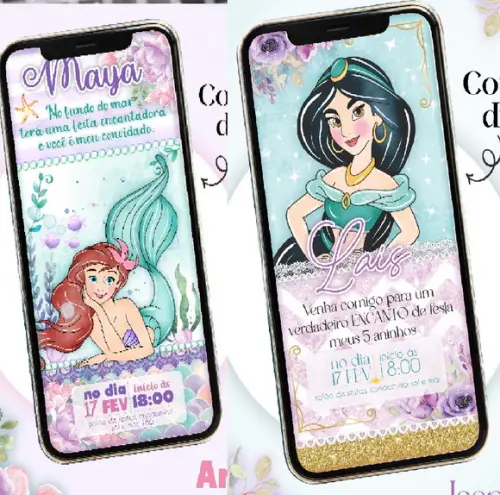 Arquivo de Corte Convites Digitais 3 (compre 1 Leve+10