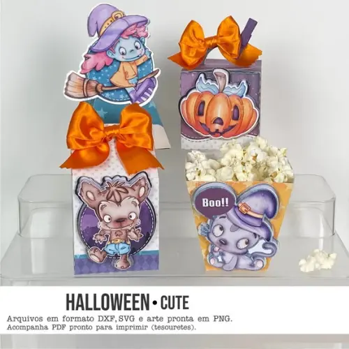 Arquivo de Corte Cute Halloween (compre 1 Leve+11