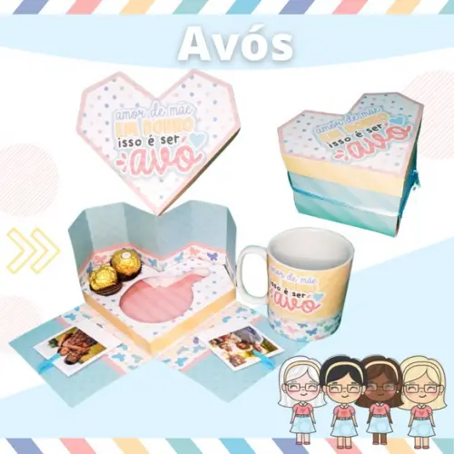 Arquivo de Corte Dia das Avós 23 (compre 1 Leve+19