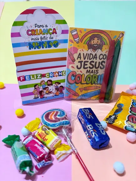 Arquivo de Corte Dia das Crianças Cristã 25 (compre 1 Lev+11