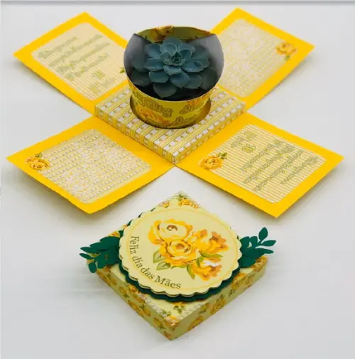 Arquivo de corte Dia das Mães amarelo 02 ( LEIA A DESCRIÇÃO