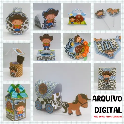 Arquivo de Corte Fazendinha Menino 70 ( Leia a Descrição