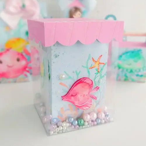 Arquivo de Corte Fundo do Mar Rosa 20 ( Compre 1 e Leve+10