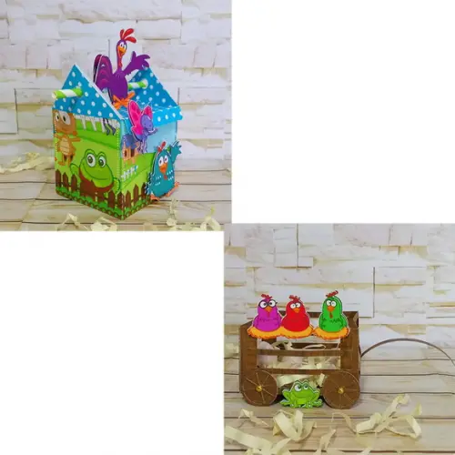 Arquivo de Corte Galinha Pintadinha 088 (compre 1 Leve+10