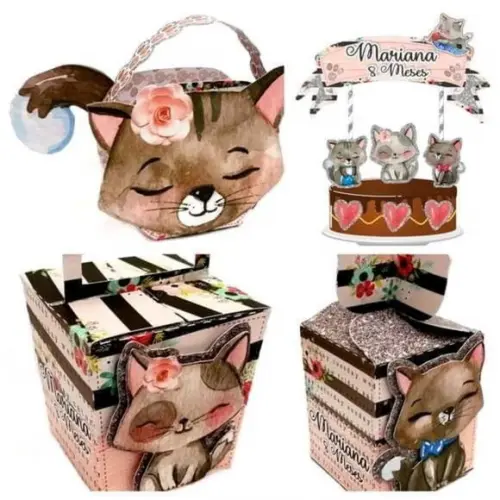 Arquivo de Corte Gatinhos - Pet ( Compre 1 e Leve+10