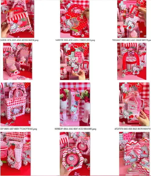 Arquivo de Corte Hello Kitty 26 (compre 1 Lev+11