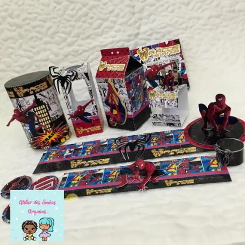 Arquivo de Corte Homem Aranha 100 (compre 1 e Leve+10