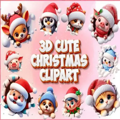 Arquivo de Corte Ilustração Natal( Compre 1 Leve+11