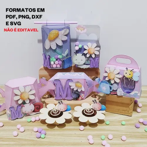 Arquivo de Corte Jardim de Margaridas 5 (compre 1 Leve+11
