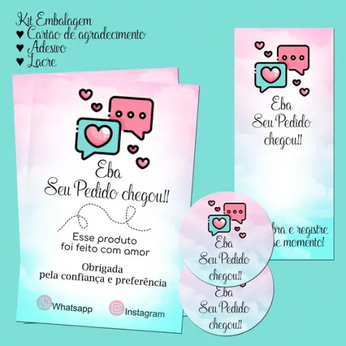 Arquivo de Corte Kit Embalagens Cliente 7 (compre 1 Leve+10