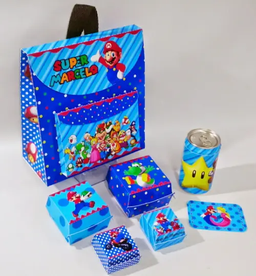 Arquivo de Corte Kit Festa Super Mario Bros ( Leia a Descriç