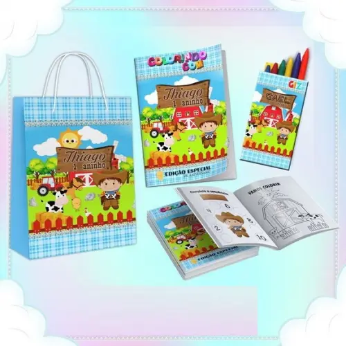Arquivo de Corte Livrinho de Colorir 8 (compre 1 e Leve + 10