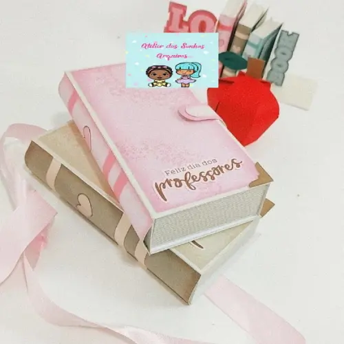 Arquivo de Corte Livro Dia dos Professores (compre 1 Leve+10