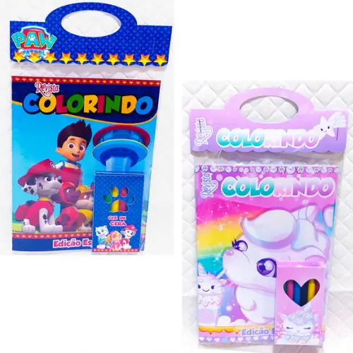 Arquivo de Corte Lote Livrinho de Colorir 3 (compre 1 Lv+10