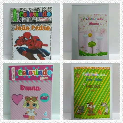 Arquivo de Corte Lote Livro de Colorir 07 ( Compre 1 e Lv+10